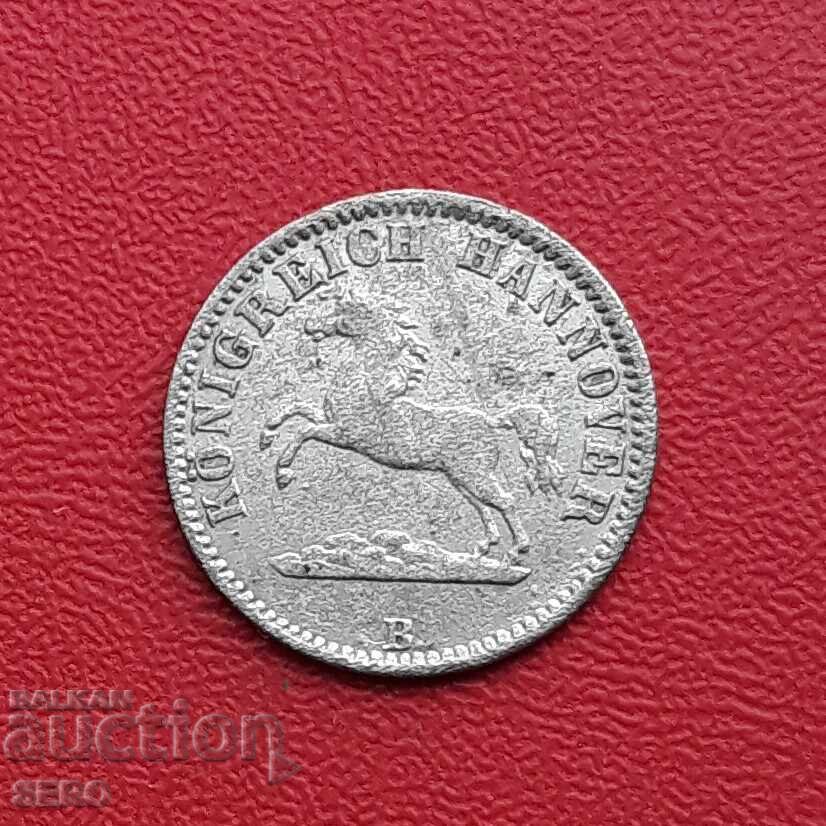 Germany - Hanover - 1/2 Groschen 1858 with price 24.00 BGN | € 12.27