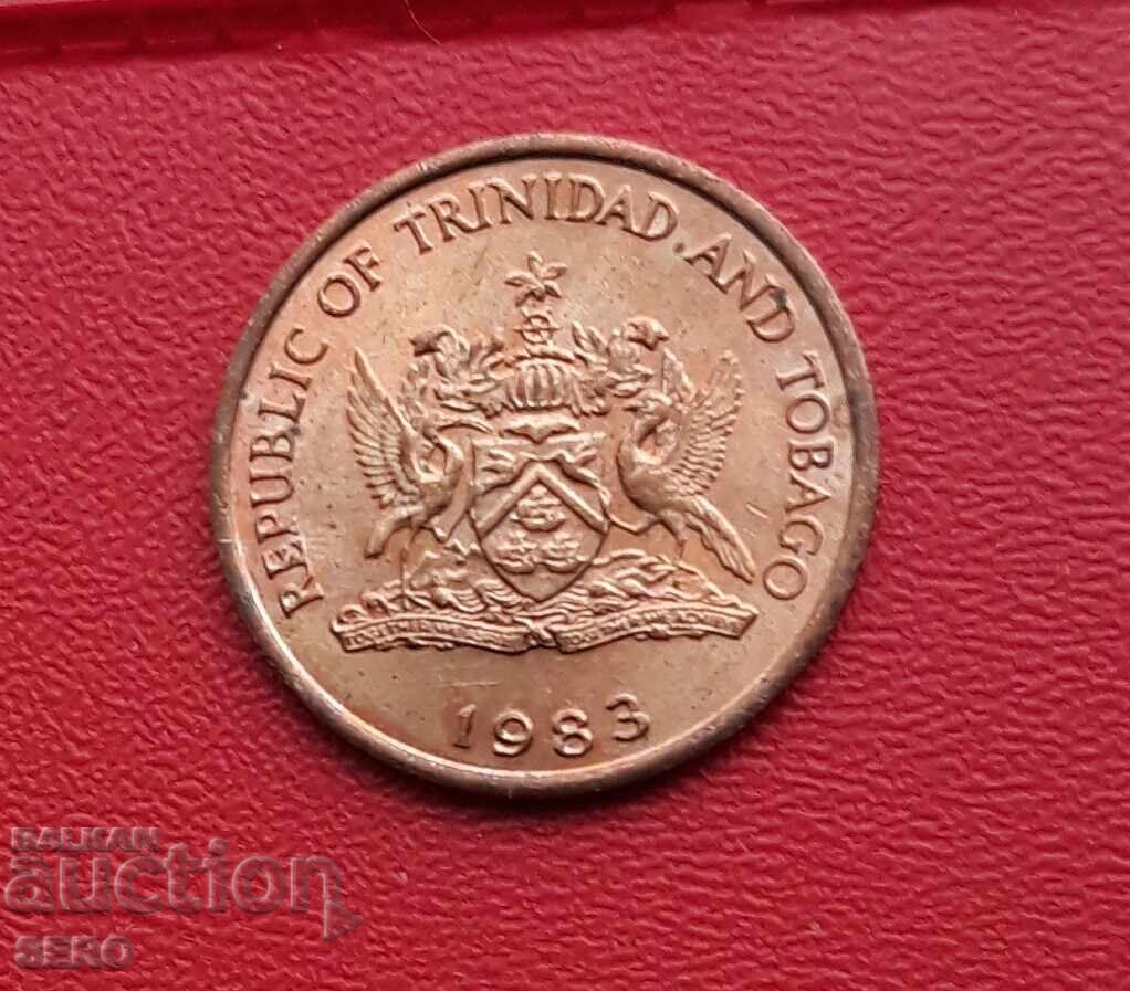 Trinidad and Tobago Islands-1 cent 1983 with price 0.71 BGN | € 0.36