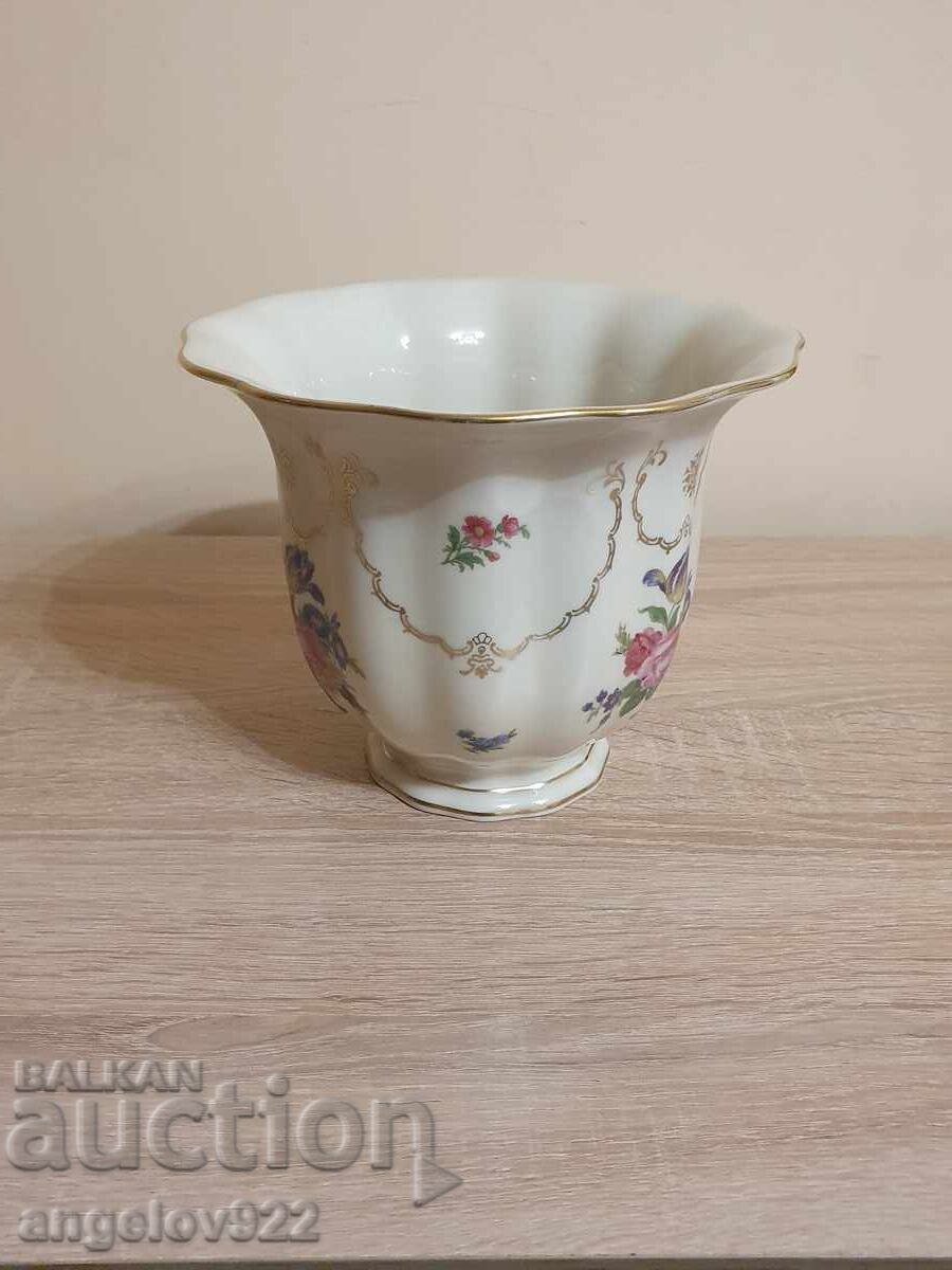 Auction German Porcelain Vase Furstenberg Auction German Porcelain Vase Furstenberg