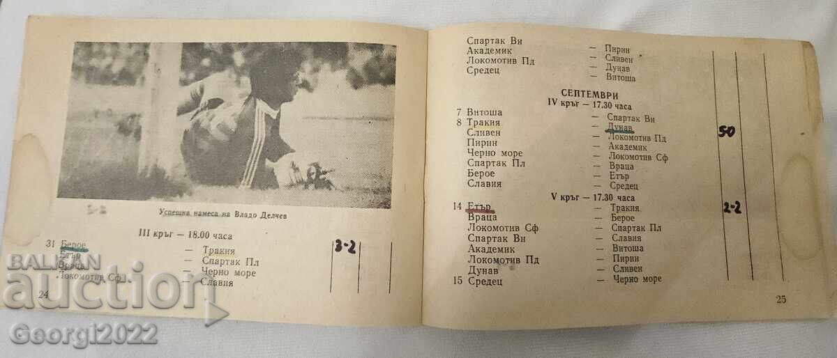 Licitație Programul Levski Toamnă 1985 Licitație Programul Levski Toamnă 1985