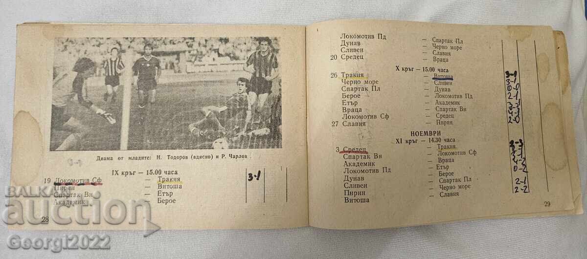 Programul Levski Toamnă 1985 - 7 Programul Levski Toamnă 1985 - 7