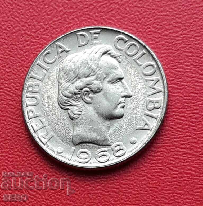 Colombia-10 centavos 1968-reserved with price 0.71 BGN | € 0.36
