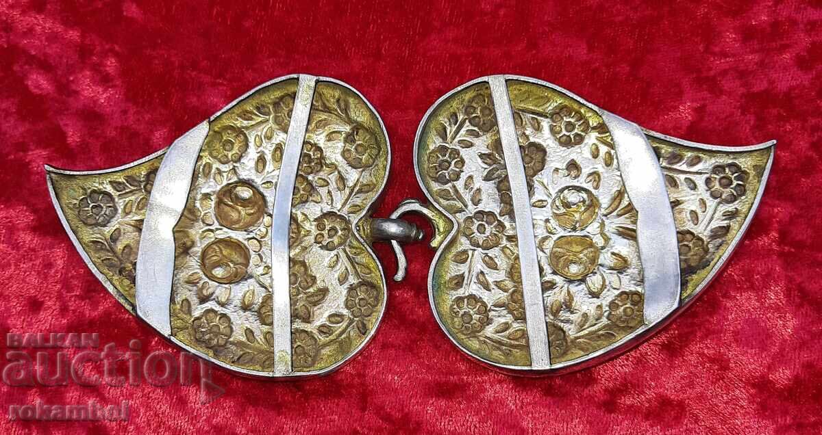 Rare Revival-era silver buckles with gilding with price 750.00 BGN | € 383.47