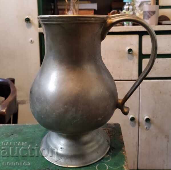 Old copper jug Old copper jug