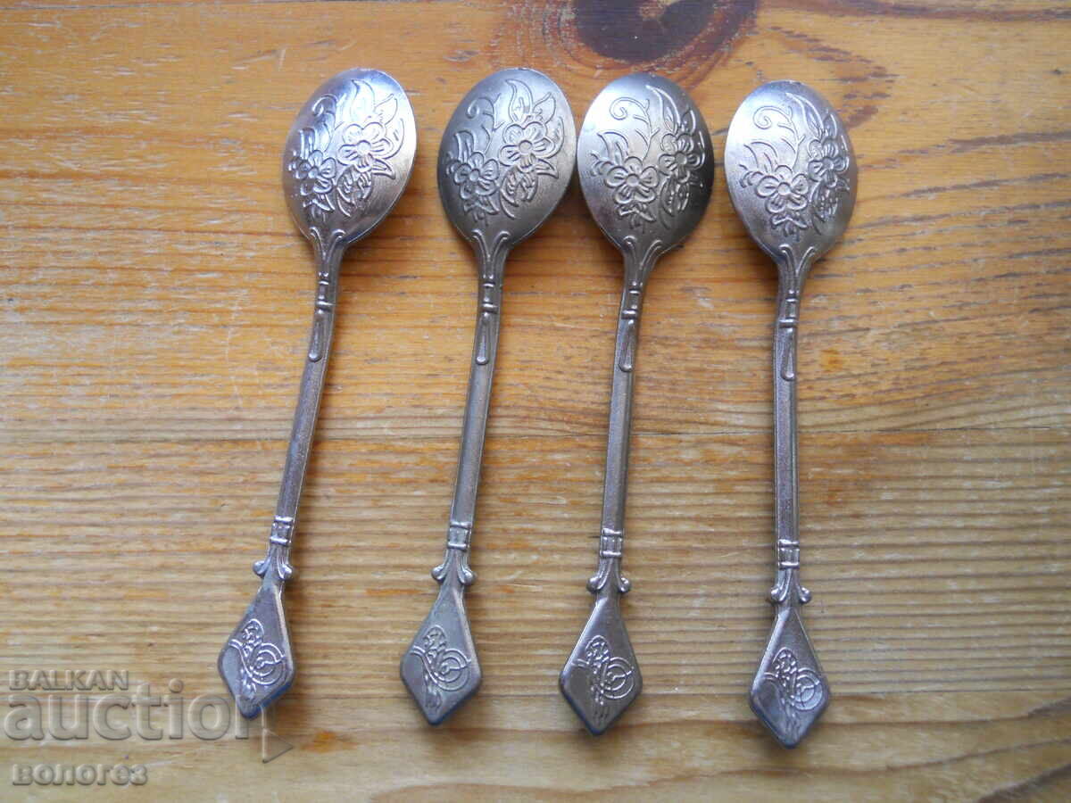 Комплект лъжички за чай с тугра - 4 бр с цена 12.00 лв. | € 6.14