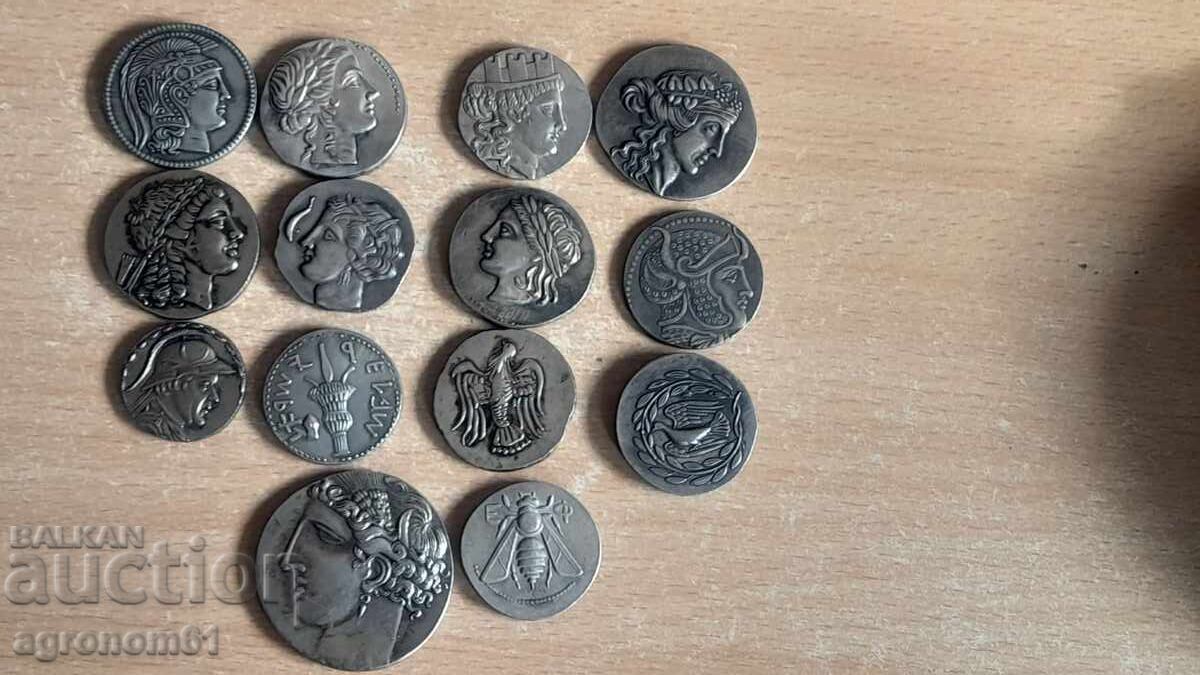 Monede Imperiul Roman și Tetradrahme - replica prețul este pentru bucată - 6 Monede Imperiul Roman și Tetradrahme - replica prețul este pentru bucată - 6