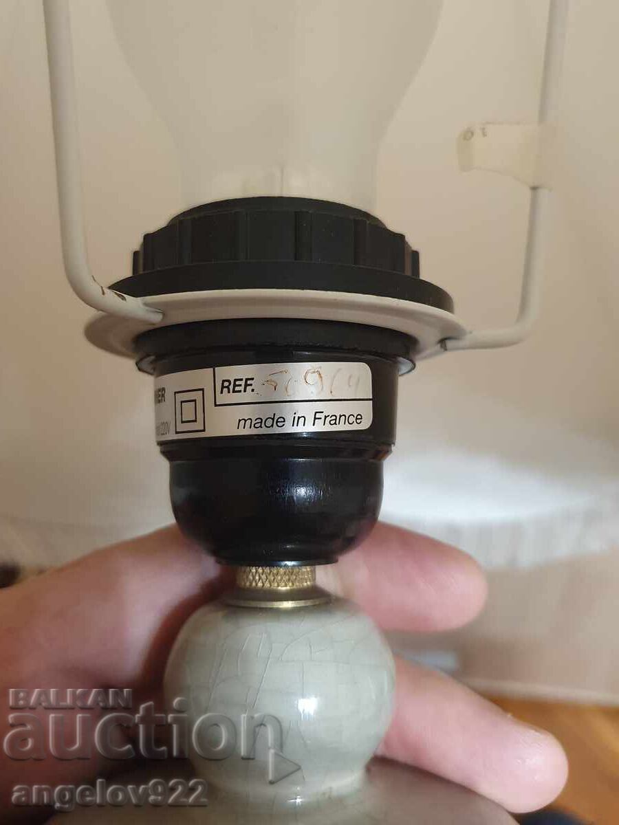 Μεγάλο Γαλλικό σχεδιαστικό πορσελάνινο επιτραπέζιο φωτιστικό!!! - 6