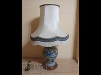 Μεγάλο Γαλλικό σχεδιαστικό πορσελάνινο επιτραπέζιο φωτιστικό!!!