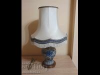 Μεγάλο Γαλλικό σχεδιαστικό πορσελάνινο επιτραπέζιο φωτιστικό!!!