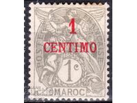 Γαλλία/Ταχυδρομείο στο Μαρόκο - 1908 - Αλληγορία με Ονομαστική Αξία, MLH