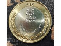 Monedă Portugalia (Comemorativă) 200 escudo, 1998