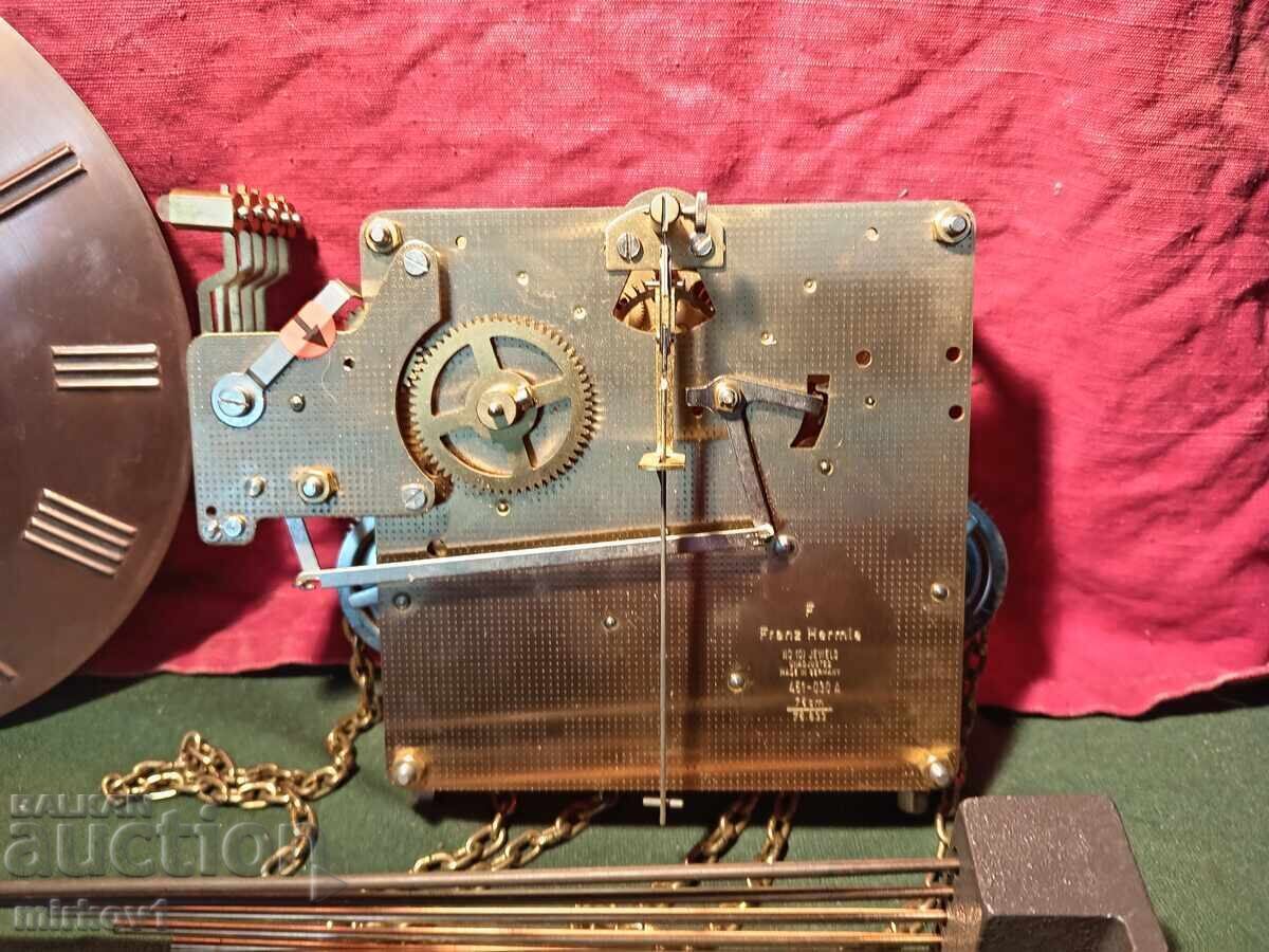 Παράδοση Μηχανισμός γερμανικού επιτοίχιου ρολογιού Westminster