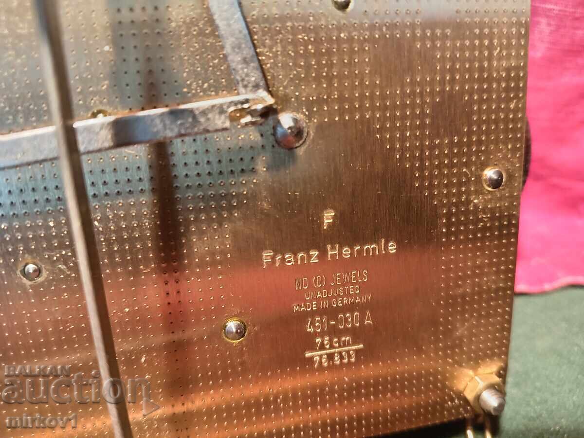 German Westminster Wall Clock Movement - 5