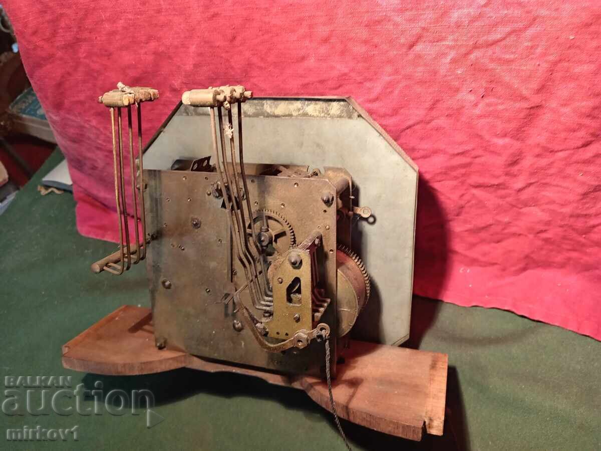 Μηχανισμός από παλιό αγγλικό ρολόι τοίχου Westminster - 6