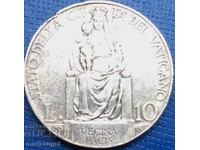10 Lire 1936 Vatican Pius XI - quite rare