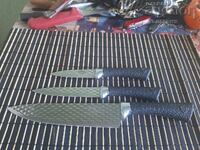 Lot of kitchen knives, knife