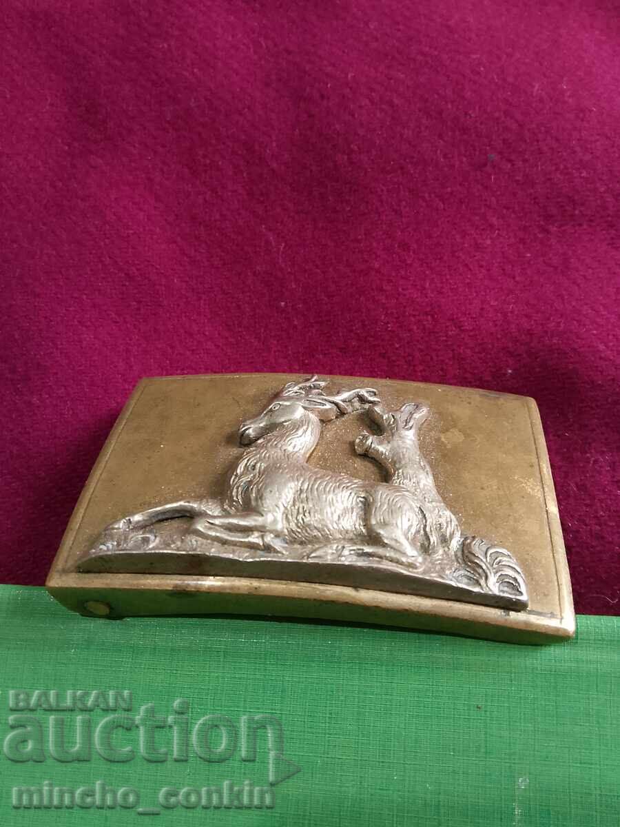 Παράδοση Βασίλειο της Βουλγαρίας κυνηγετικό μαχαίρι με ασημένιο ελάφι Παράδοση Βασίλειο της Βουλγαρίας κυνηγετικό μαχαίρι με ασημένιο ελάφι