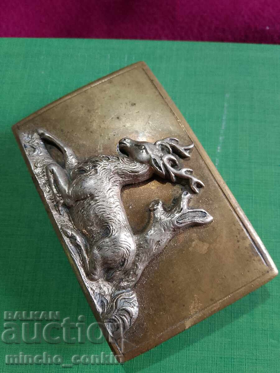 Βασίλειο της Βουλγαρίας κυνηγετικό μαχαίρι με ασημένιο ελάφι - 5 Βασίλειο της Βουλγαρίας κυνηγετικό μαχαίρι με ασημένιο ελάφι - 5