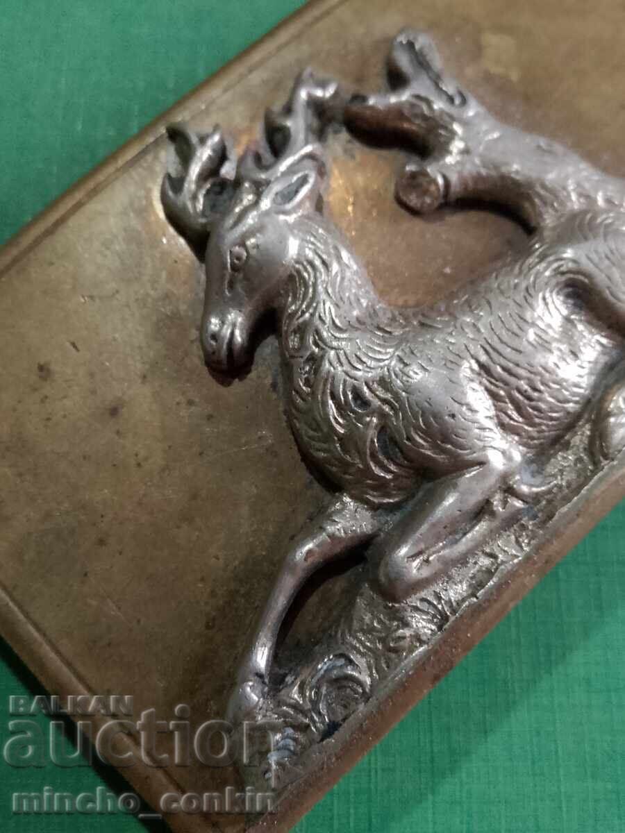 Βασίλειο της Βουλγαρίας κυνηγετικό μαχαίρι με ασημένιο ελάφι - 6 Βασίλειο της Βουλγαρίας κυνηγετικό μαχαίρι με ασημένιο ελάφι - 6