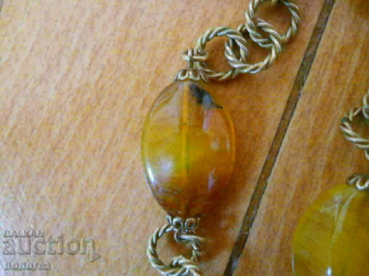 Παράδοση Κολιέ από κεχριμπάρι της Βαλτικής αντίκα Παράδοση Κολιέ από κεχριμπάρι της Βαλτικής αντίκα