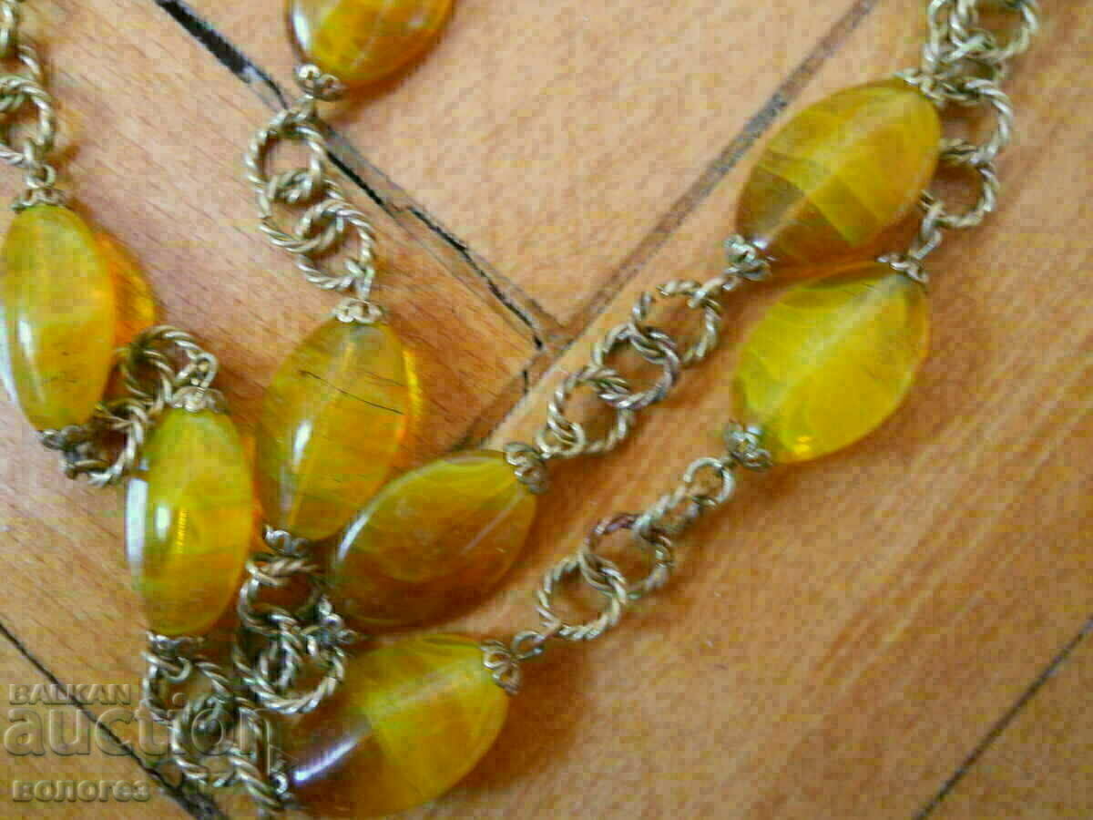 Κολιέ από κεχριμπάρι της Βαλτικής αντίκα - 7 Κολιέ από κεχριμπάρι της Βαλτικής αντίκα - 7