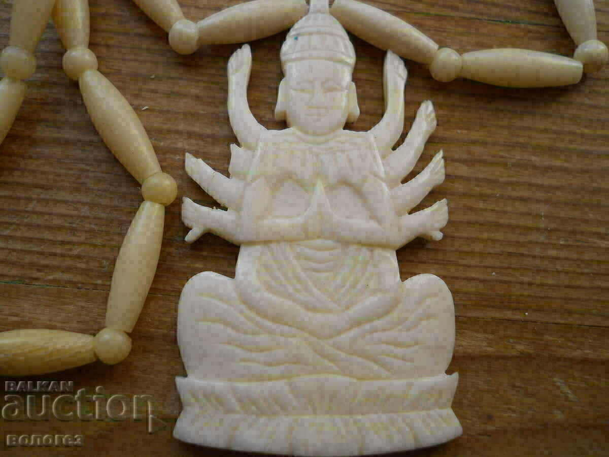 Old ivory necklace - Shiva with price 30.00 BGN | € 15.34 Old ivory necklace - Shiva with price 30.00 BGN | € 15.34