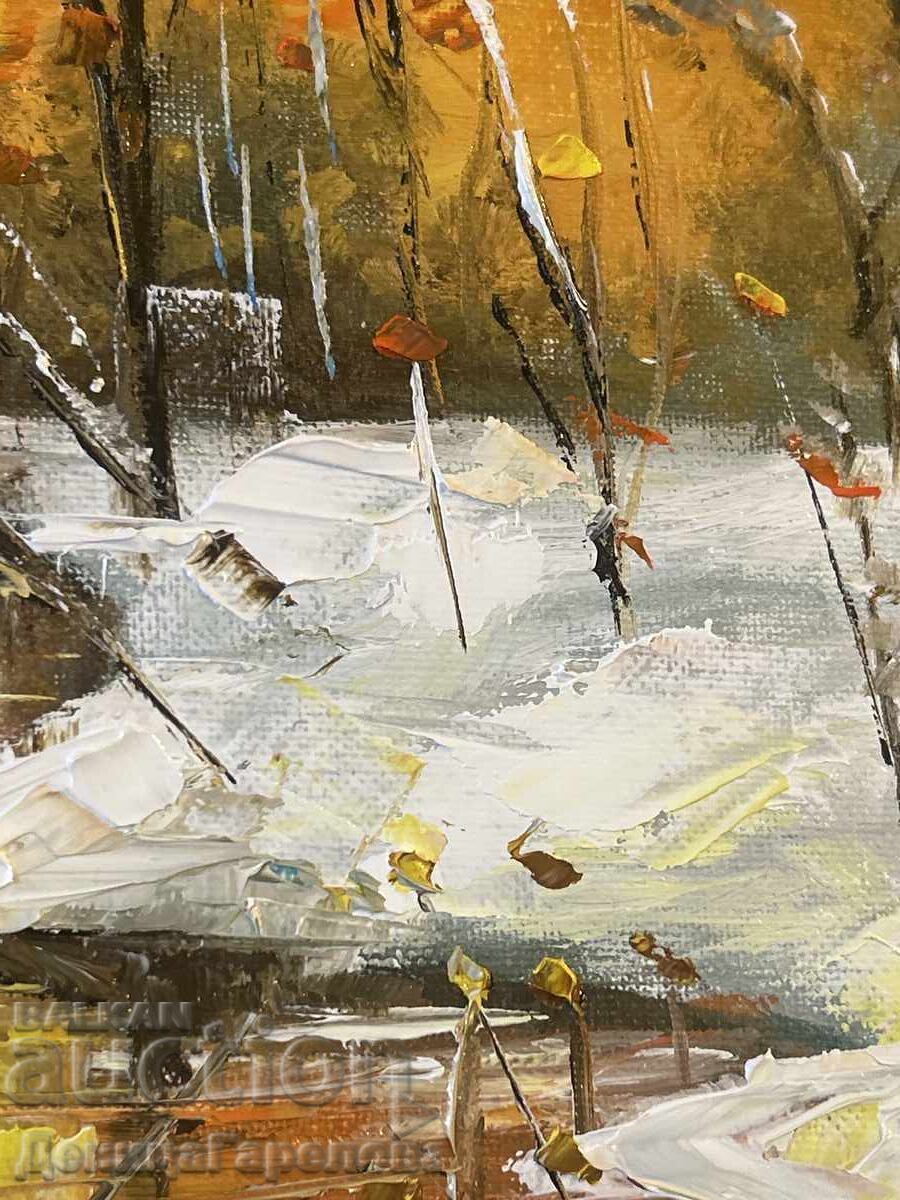 Δενίτσα Γκαρέλοβα πίνακας 30/40 "Μικρή χειμωνιάτικη ιστορία" - 5