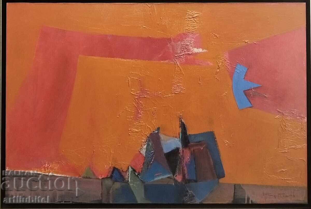 Dimitar Karatonev - large painting - 95 x 65 cm with price 1150.00 BGN | € 587.99 Dimitar Karatonev - large painting - 95 x 65 cm with price 1150.00 BGN | € 587.99