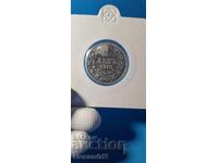 Bulgaria 1 leu 1913. Colecție. Luciu. Argint