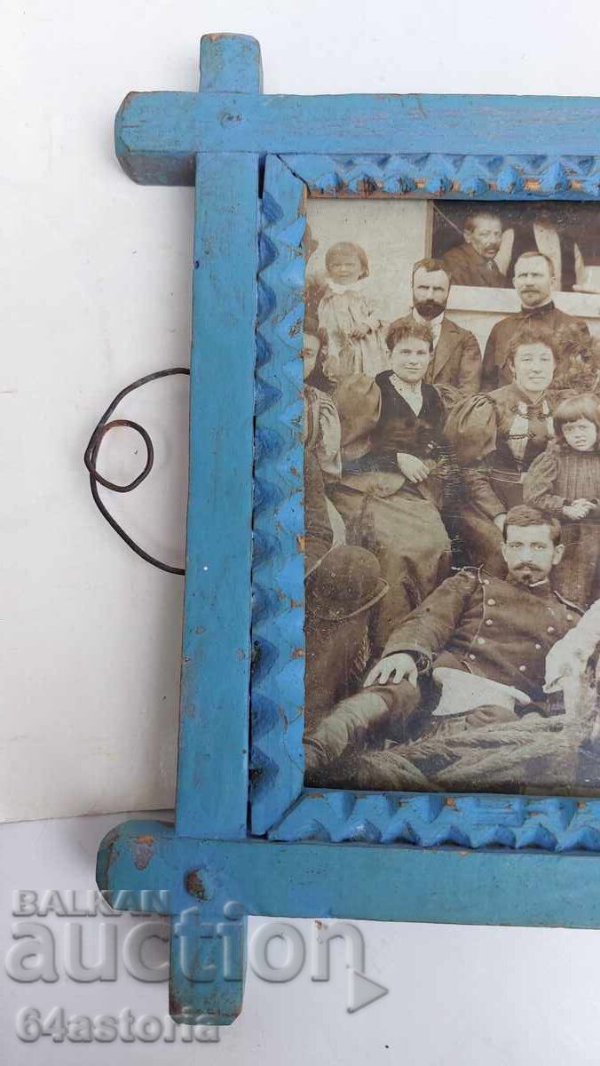 Fotografie, ramă, primitiv, sculptură ciobănească, ofițer - 6 Fotografie, ramă, primitiv, sculptură ciobănească, ofițer - 6