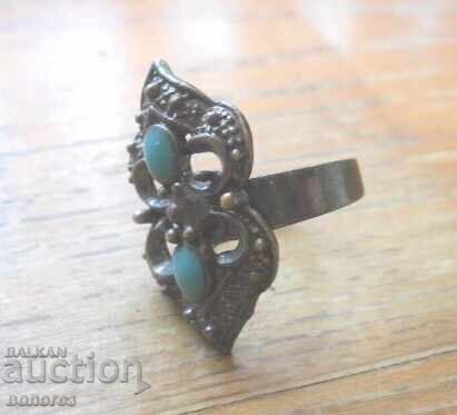 Star ring with turquoise with price 15.00 BGN | € 7.67