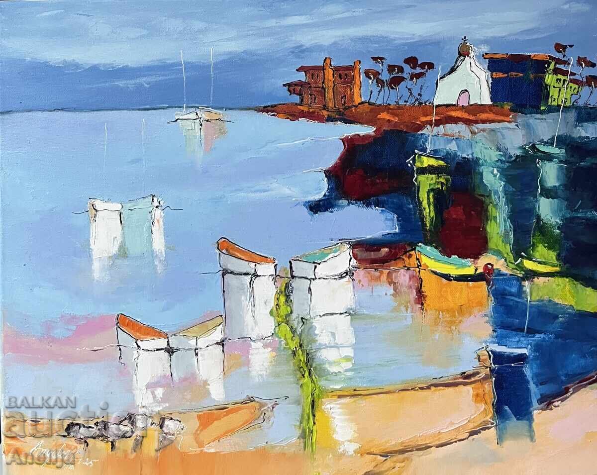 Αφηρημένη θαλασσογραφία Σωζόπολη