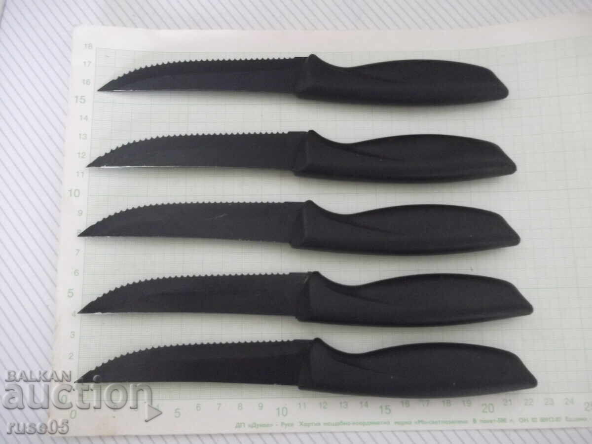 Lot of 5 "HOME HERO" kitchen knives with price 25.00 BGN | € 12.78
