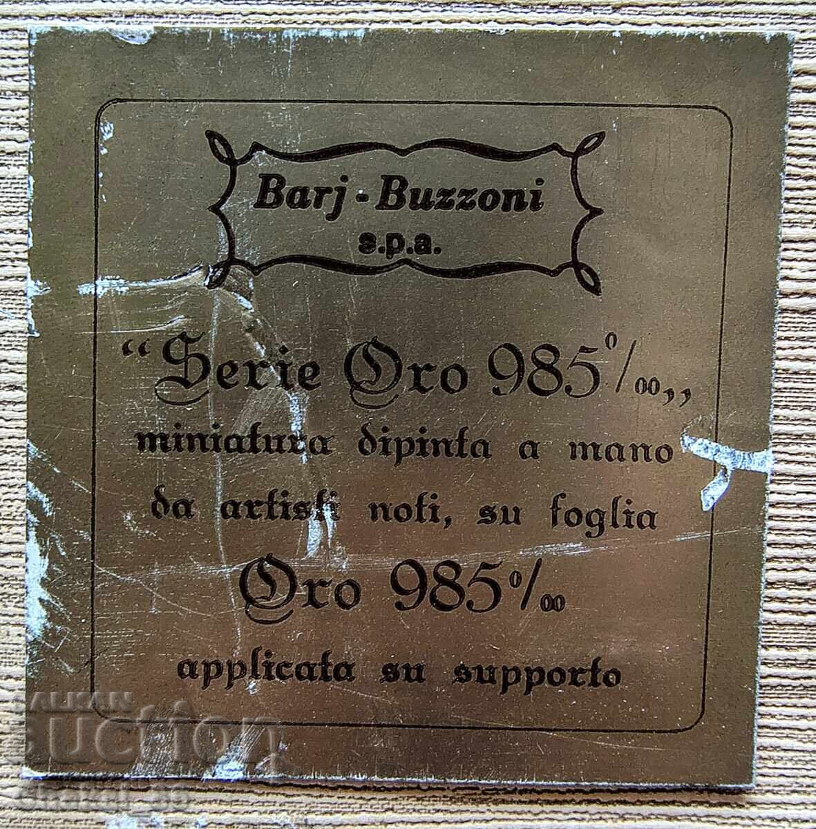 Mare lucrare originală cu folie de aur! - 5
