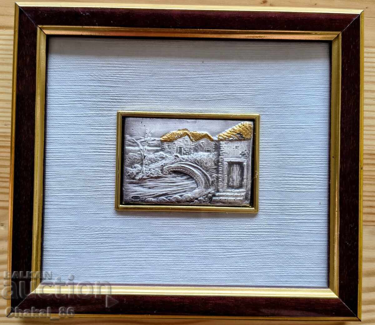 Silver with gold plating!