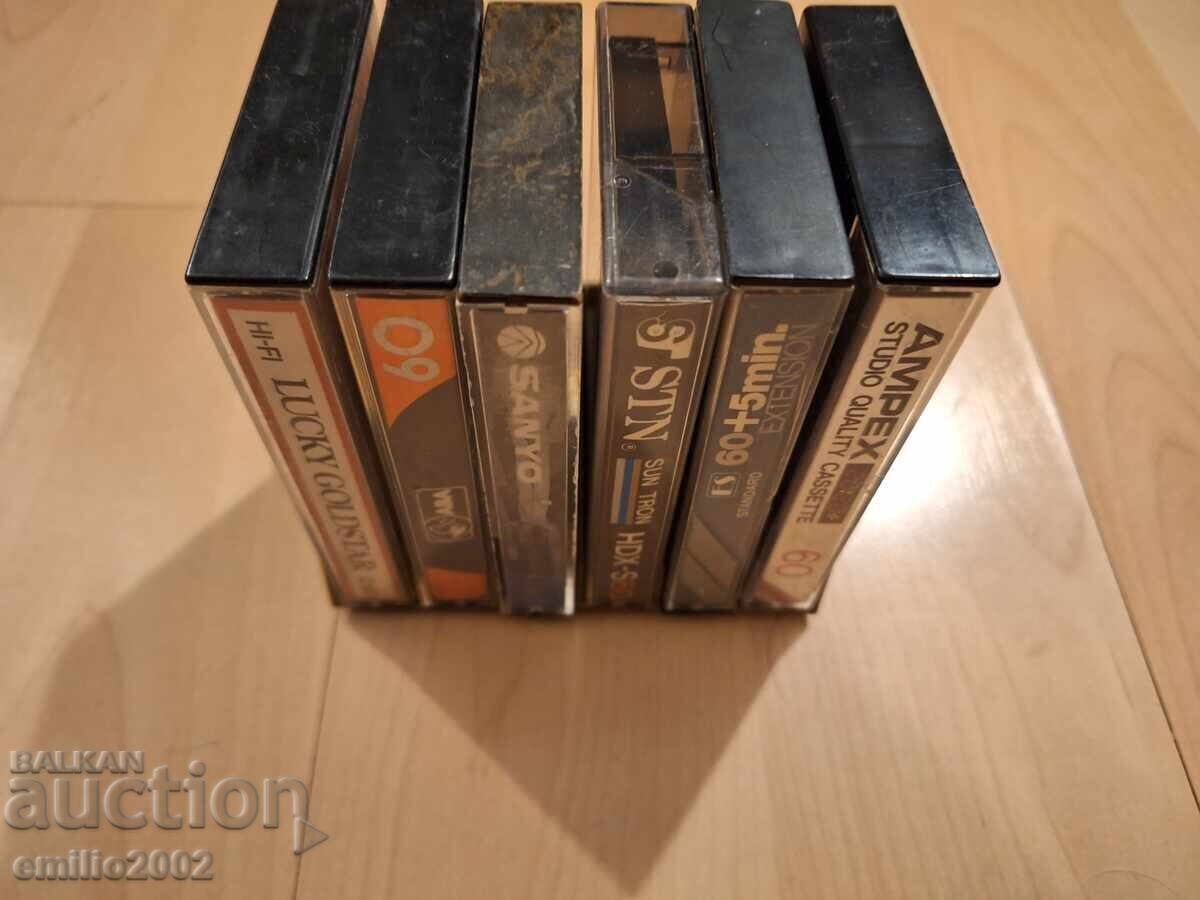 Casete audio la set de 6 bucăți