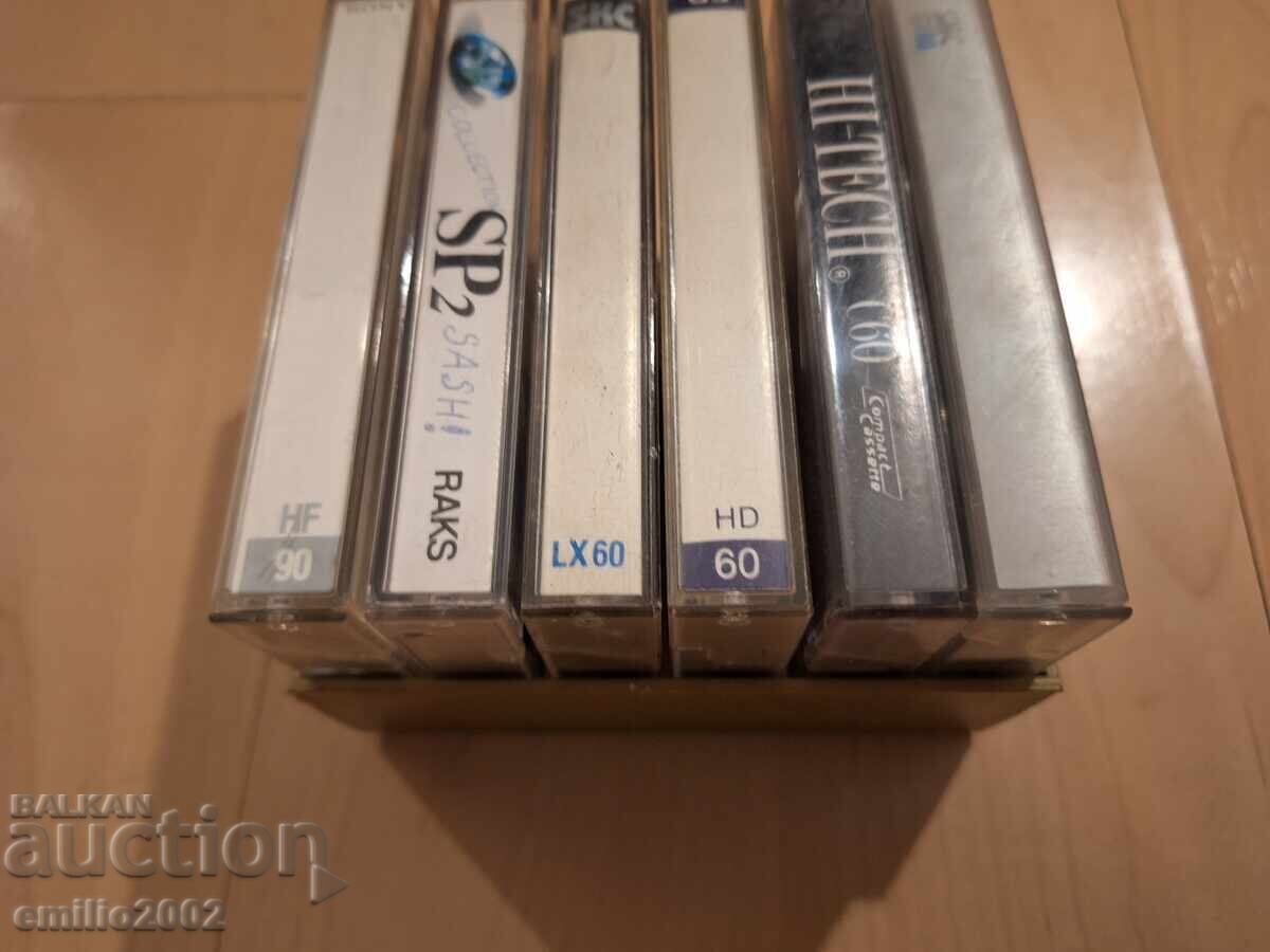 Аудиокасети в поставка 6бр с цена 7.50 лв. | € 3.83