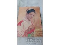 Στερεοσκοπική κάρτα με Γιαπωνέζα που αναβοσβήνει