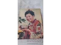 Στερεοσκοπική κάρτα με Γιαπωνέζα που αναβοσβήνει