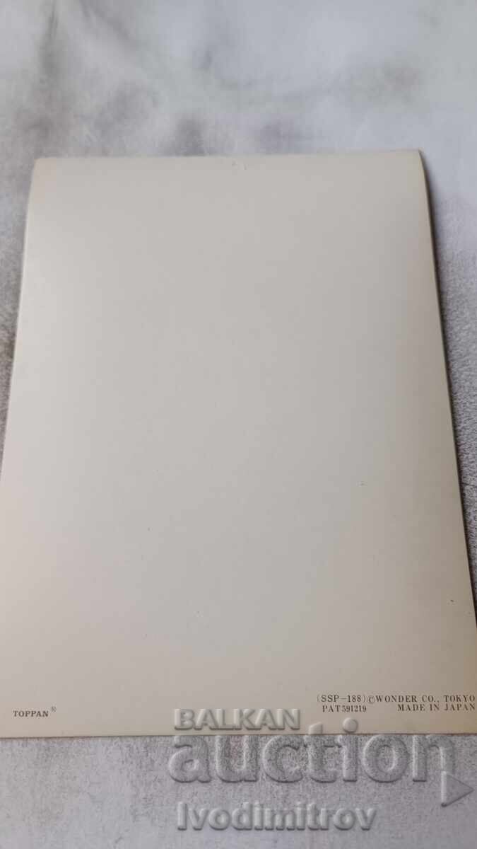 Carte poștală stereo Fată vorbind la telefon cu preț 2.45 BGN | € 1.25