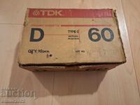 Casete audio 10 buc într-o cutie