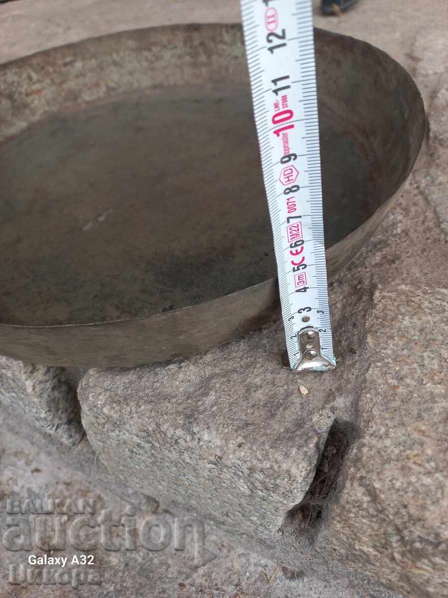 Δημοπρασία ΠΑΛΙΟ ΧΑΛΚΙΝΟ ΤΗΓΑΝΙ ΣΑΧΑΝ ΜΠΛΕ ΧΑΛΚΟΣ