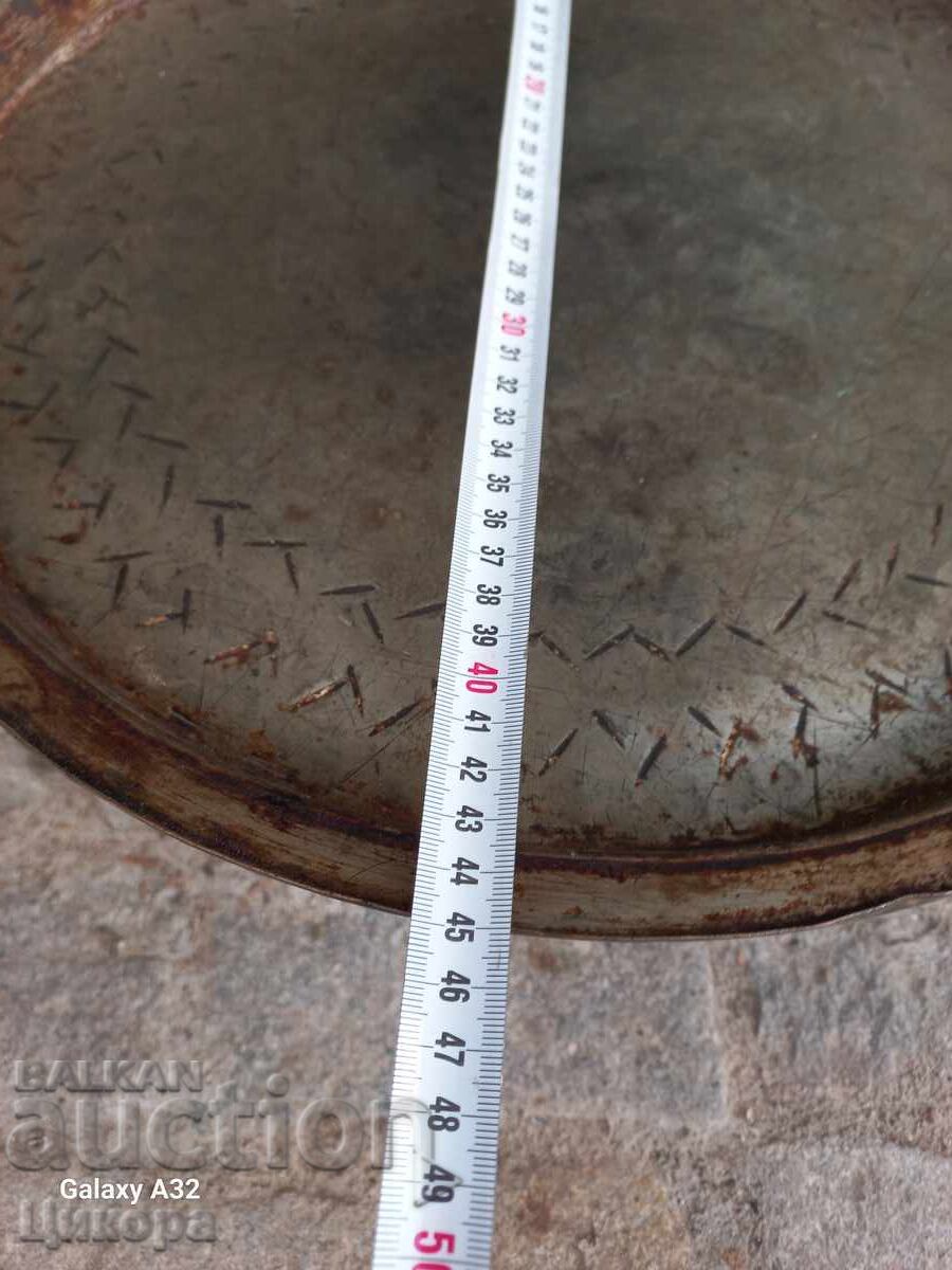 Large Old Copper Pan Sahan Blue Copper with price 250.00 BGN | € 127.82