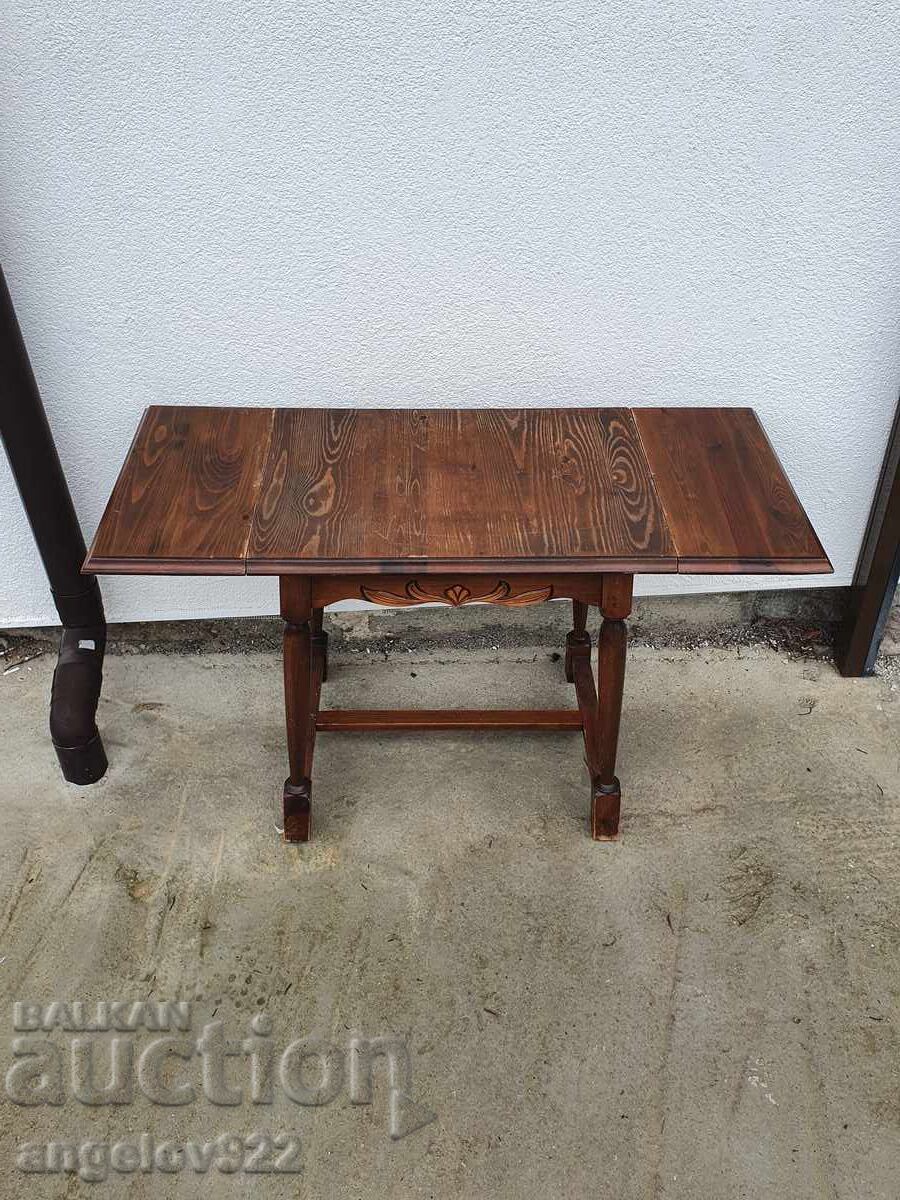 Vintage extendable wooden table, solid wood!!! with price 0.01 BGN | € 0.01