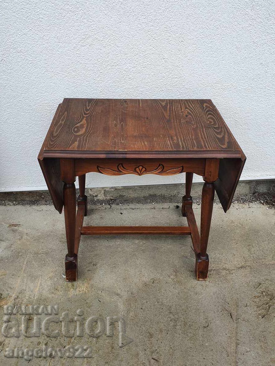 Vintage extendable wooden table, solid wood!!!