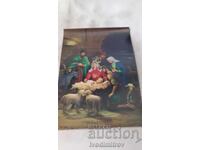 Стереокартичка Раждането на Младенеца Toppan Made in Japan