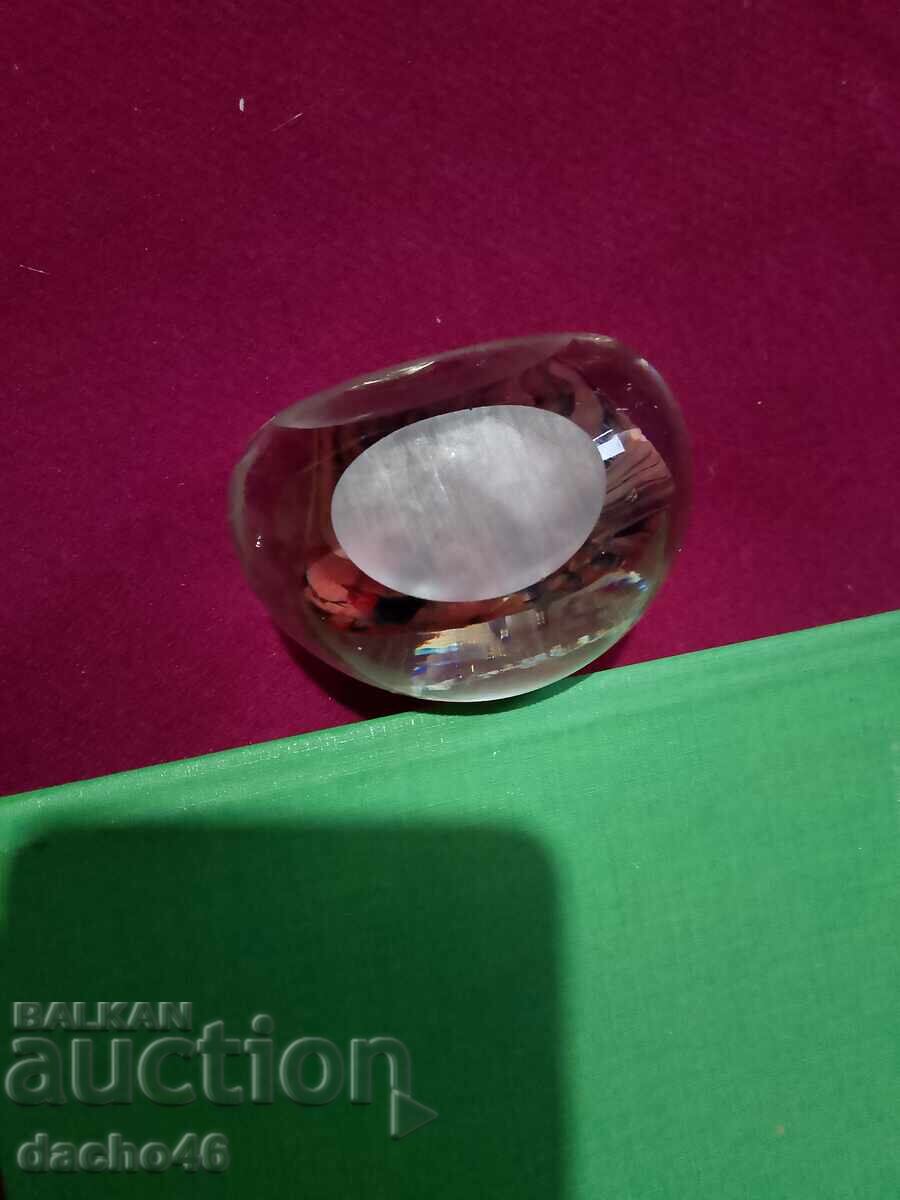 Presărtător original bulgăresc vechi, cu ghiocei, sticlă - 5 Presărtător original bulgăresc vechi, cu ghiocei, sticlă - 5