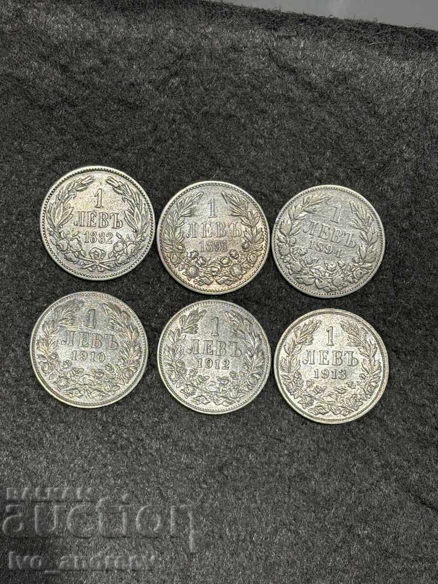 1 leu 1882,1891,1894,1910,1912,1913 1 leu 1882,1891,1894,1910,1912,1913