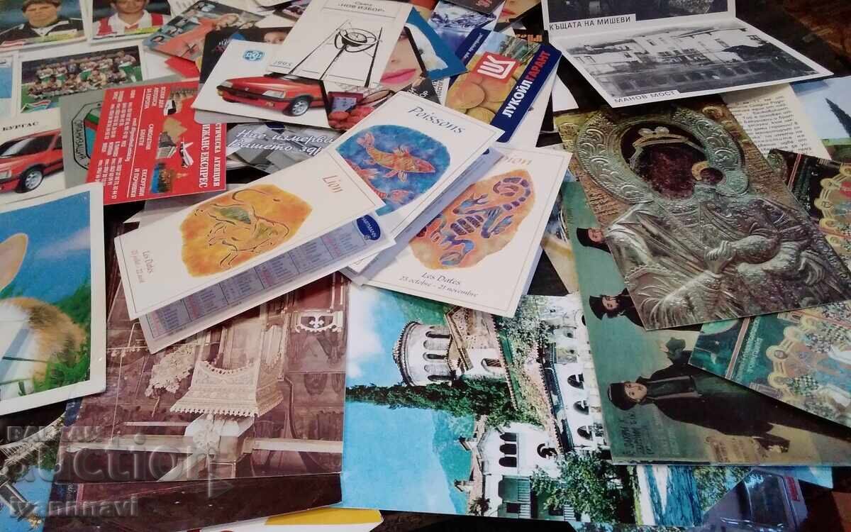 Delivery of Lot of 60 Calendars - 50 Postcards - and Football Players from the World Cup