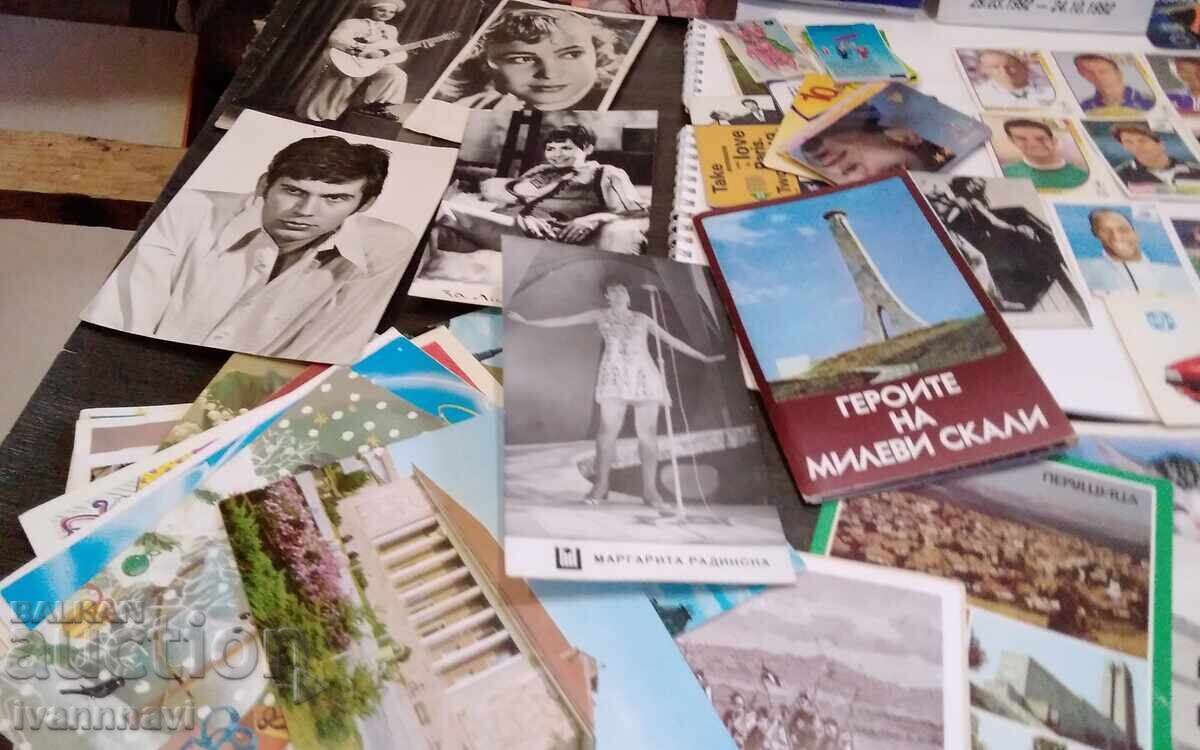 Lot of 60 Calendars - 50 Postcards - and Football Players from the World Cup - 5